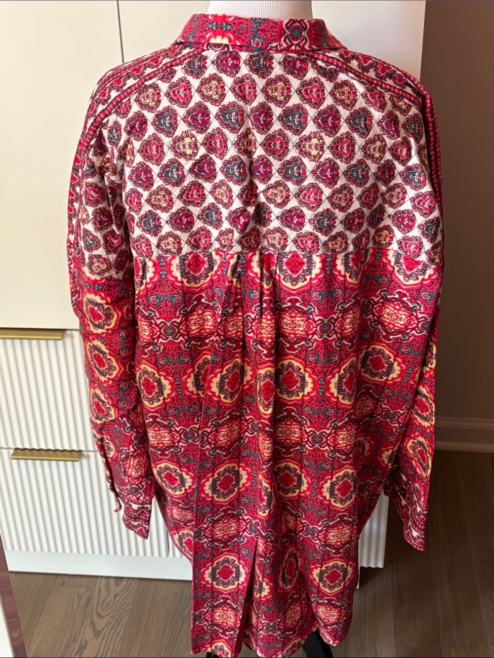 Free People We The Free Cotton Sleep Shirt Happy Holibabe Size Small - Picture 4 of 9